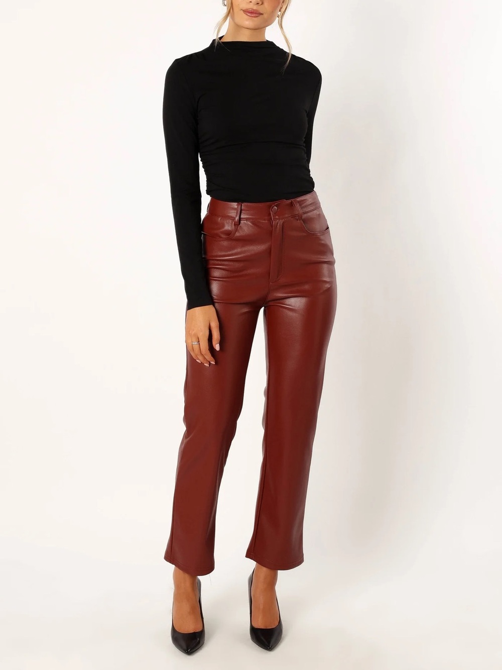 Petal & Pup Maverick Faux Leather Pants